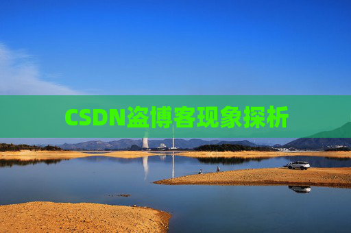 CSDN盗博客现象探析 CSDN盗博客现象探析